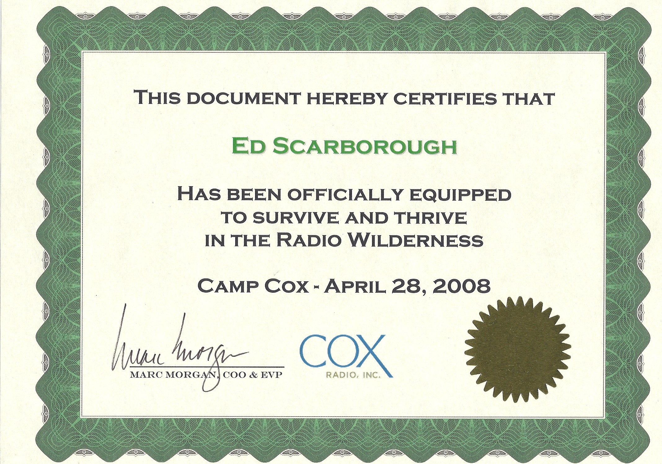 Cox Leadership Seminar - 2008